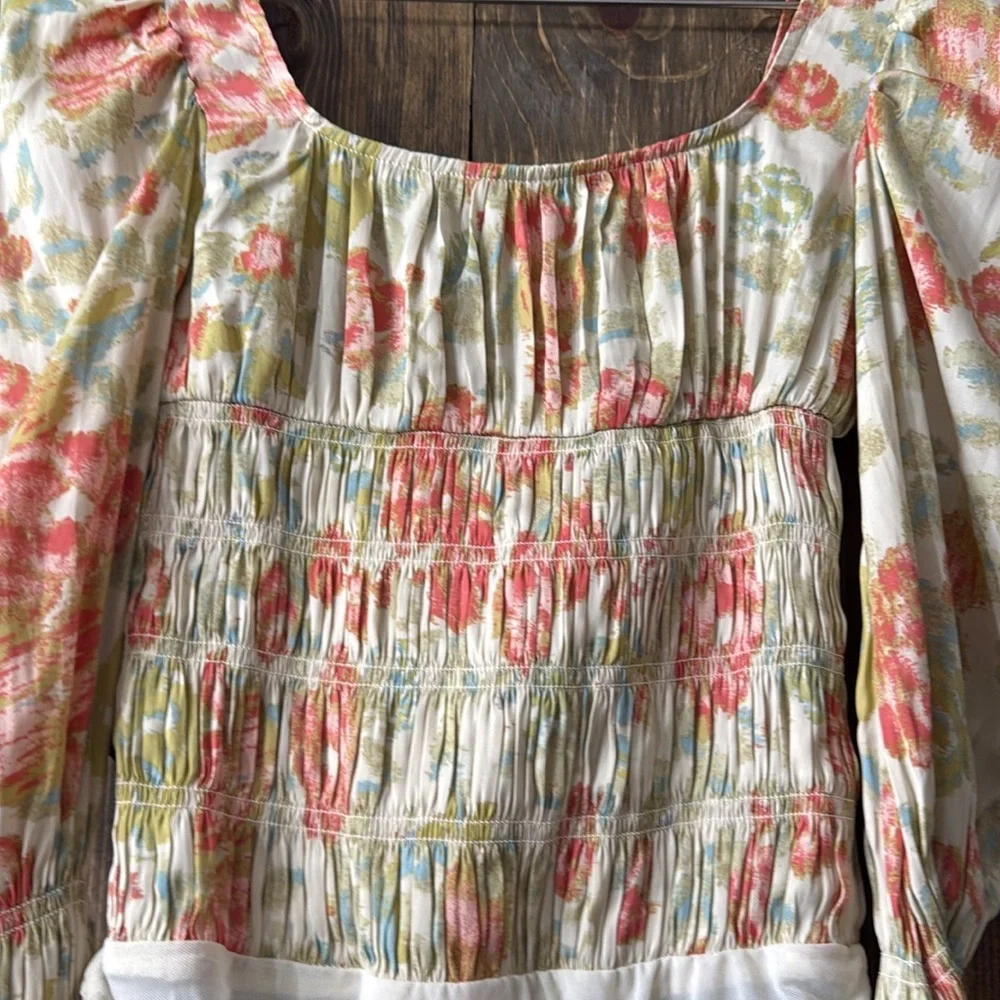FREE PEOPLE Smock It To You Bodysuit